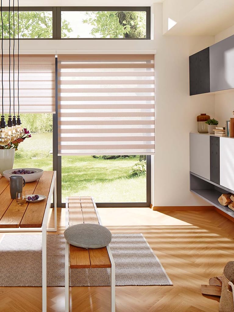 Doppelrollo Wohnzimmer