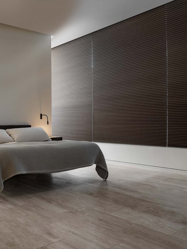 Premium Wabenplissee im Schlafzimmer