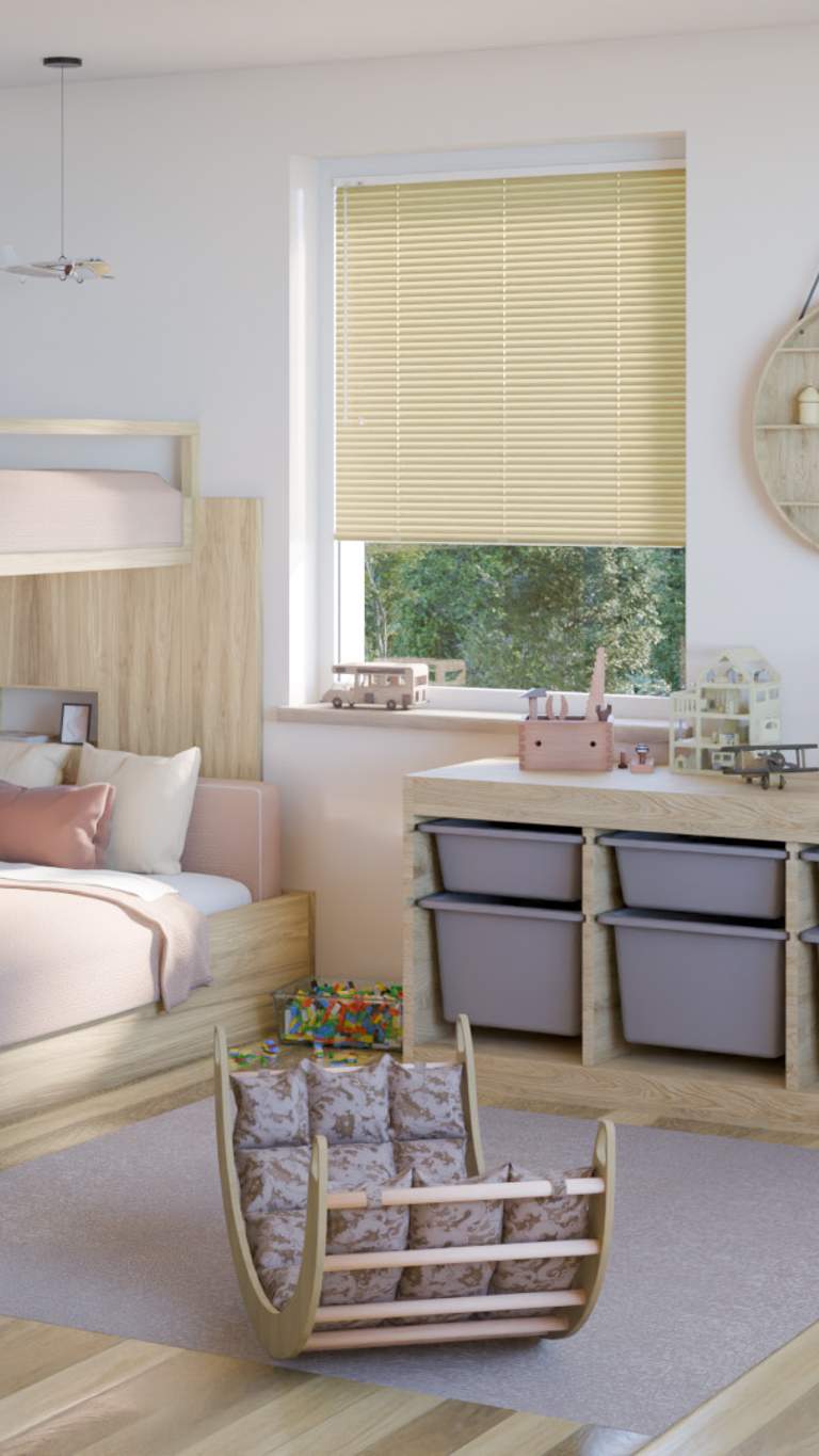 Alu 25 Basic beige Kinderzimmer
