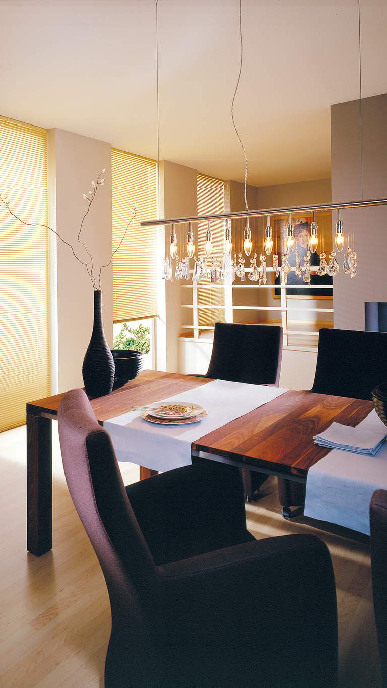 Jalousie im Esszimmer