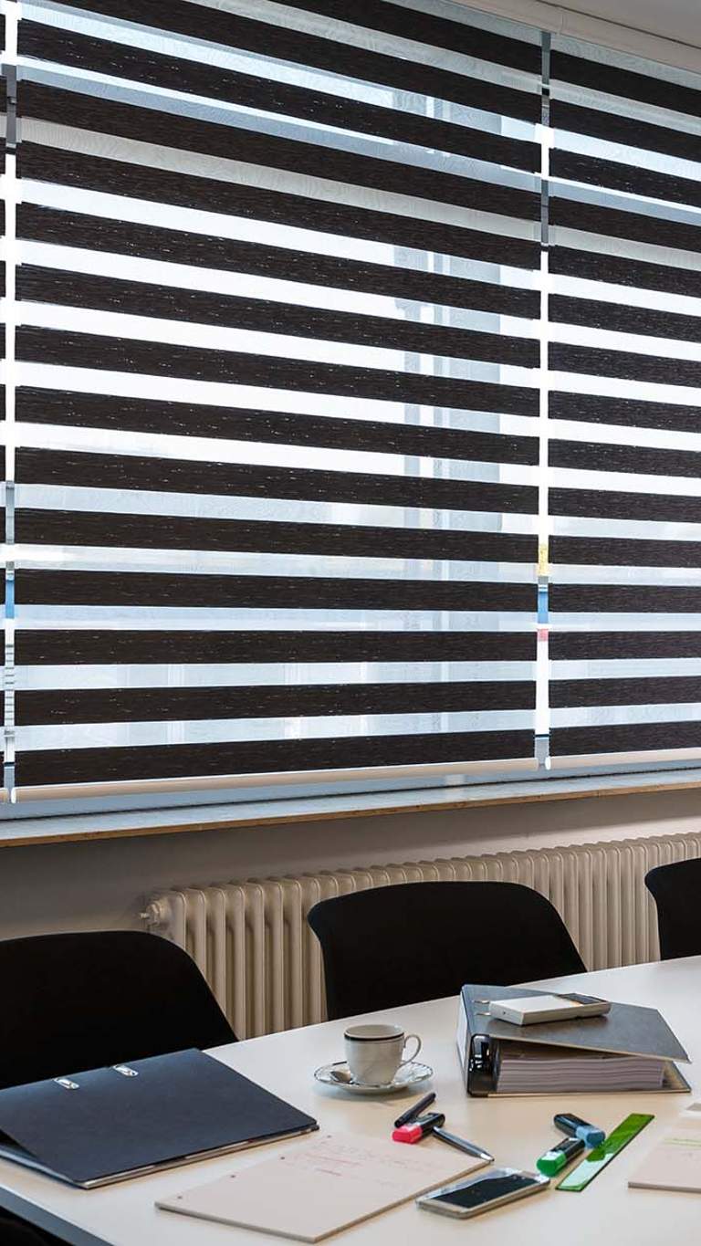 Doppelrollo Büro
