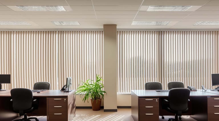 Lamellenvorhang beige