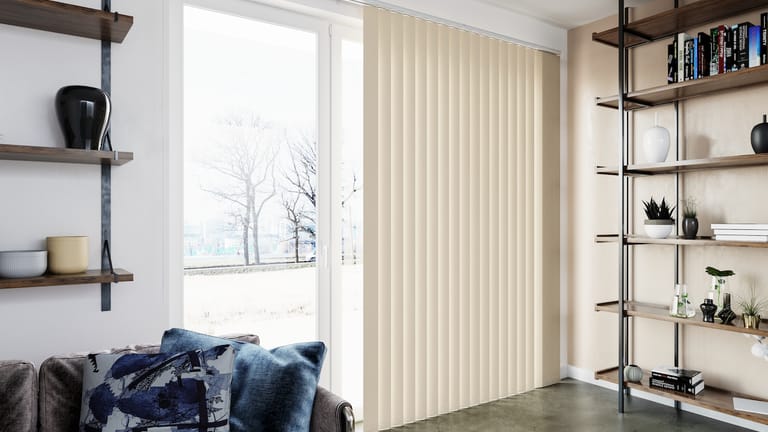 Lamellenvorhang beige