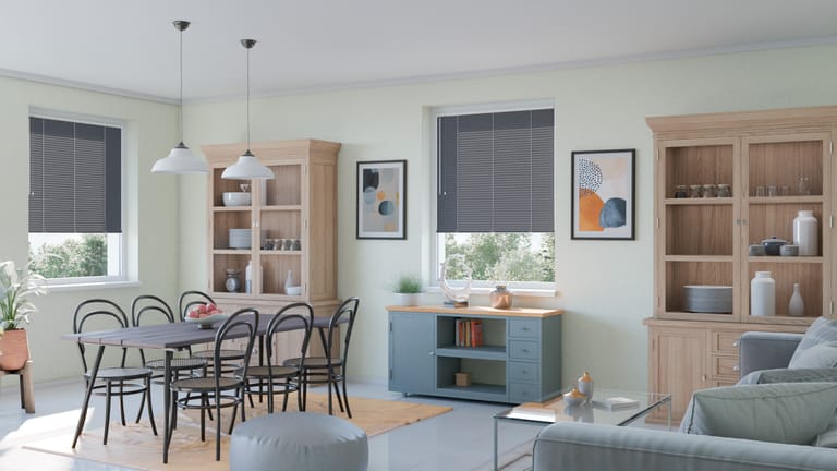 Alu 25 Basic grau Esszimmer