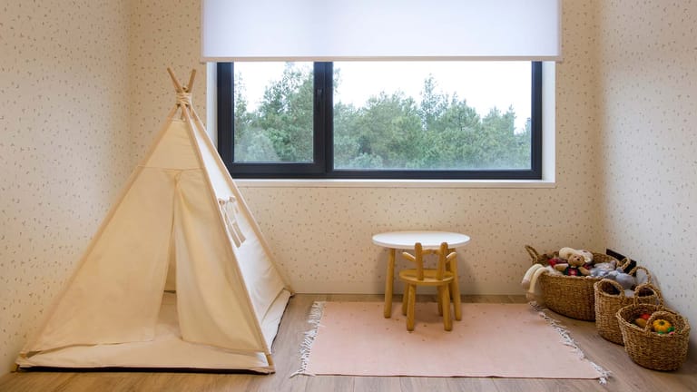 Rollo weiss Kinderzimmer
