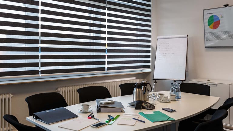 Doppelrollo Büro