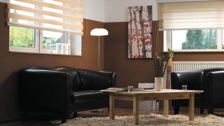 Doppelrollo beige